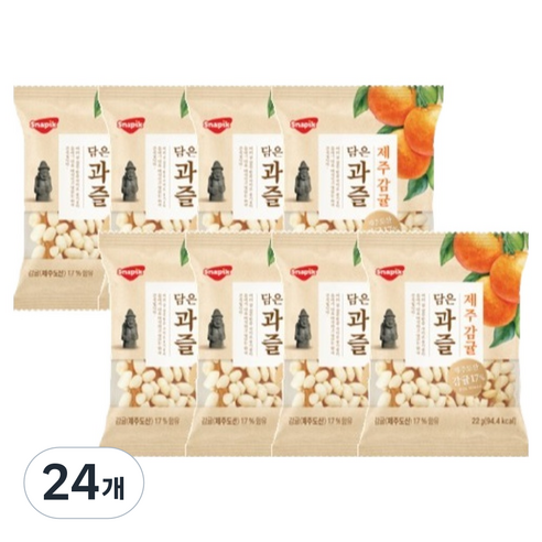 SNAPIK 제주 감귤 담은 과즐, 24개, 22g