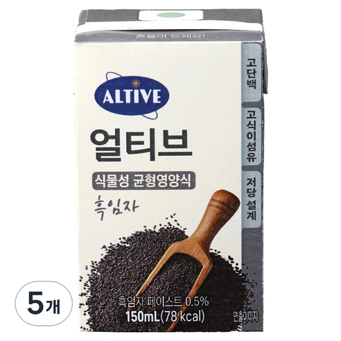 얼티브 균형영양식 흑임자