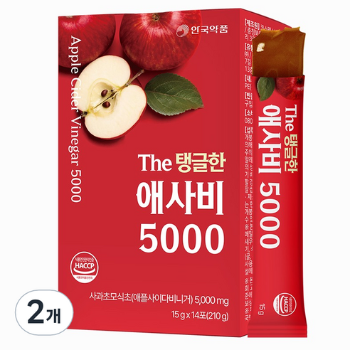 안국약품 The 탱글한 애사비 5000 14p