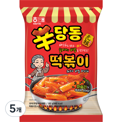 신당동 떡볶이, 192g, 5개