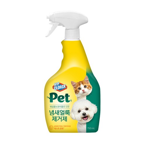 실수한 자리의 냄새와 얼룩을 함께 닦아내기 좋은 제품으로, 바닥·매트 주변 위생 관리에 어울립니다. - 1