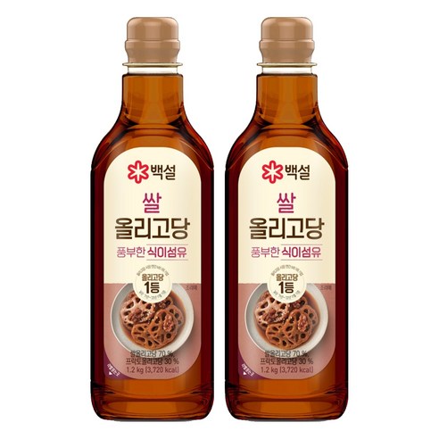 백설 쌀 올리고당, 1.2kg, 2개