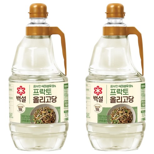 백설 프락토 올리고당, 2.45kg, 2개