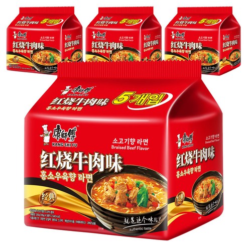 캉스푸 홍소우육향 라면 106g