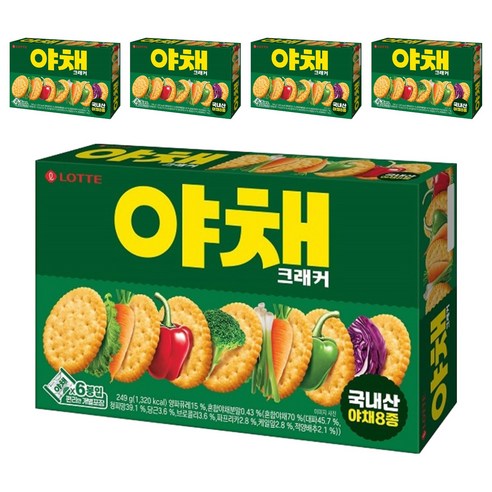 롯데웰푸드 야채 크래커