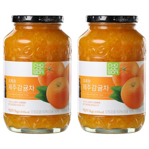 초록원 제주감귤차, 1kg, 1개입, 2개