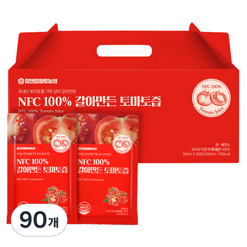 참앤들황토농원 NFC 토마토즙