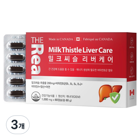 더리얼랩 리얼 밀크씨슬 리버케어 1000mg