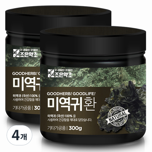 조은약초 프리미엄 미역귀환, 4개, 300g