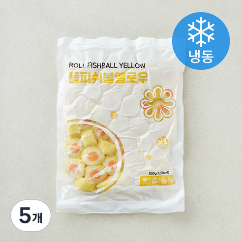 [로켓프레시] 랜시푸드 롤피쉬볼 옐로우 (냉동)