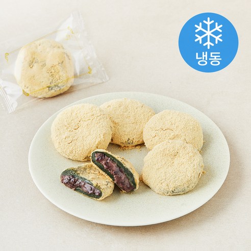 [로켓프레시] 프레시오늘 정담시루 우리 해풍쑥 고소한 저당 납작콩떡 (냉동)