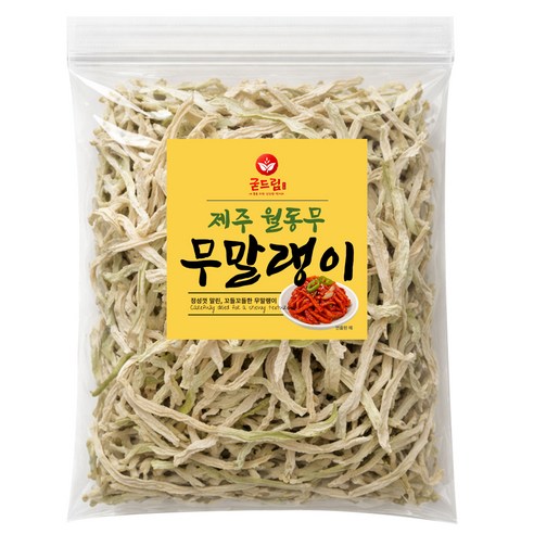 굳드림 제주 월동무 무말랭이, 1개, 500g