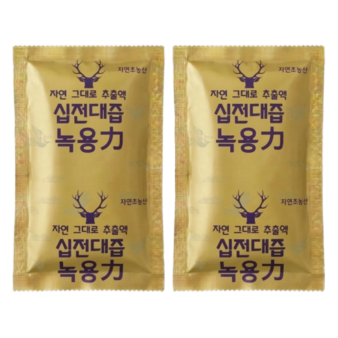 십전대보즙녹용력50팩(기력진액, 50개, 105ml