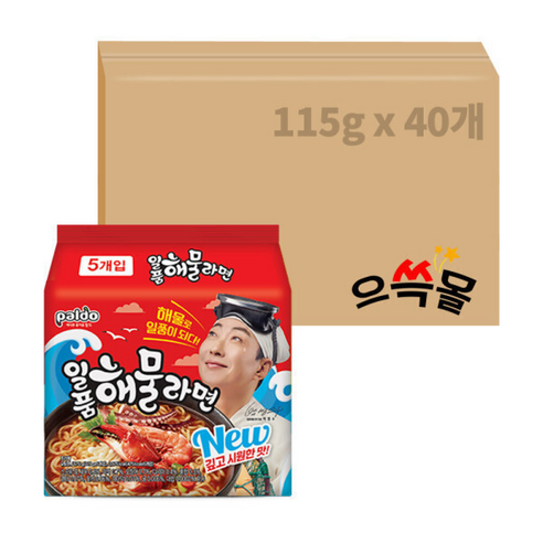 팔도 일품 해물라면 40개 kjs*1124Qt