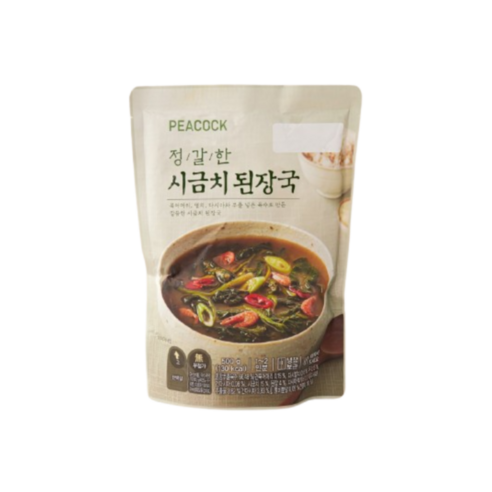 피코크 정갈한 시금치된장국 500g
