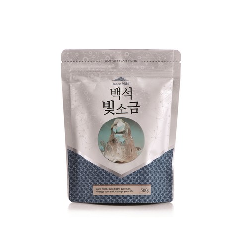백석빛소금 반찬용소금250g