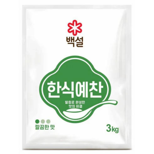 백설 한식예찬 3kg [무료배송]
