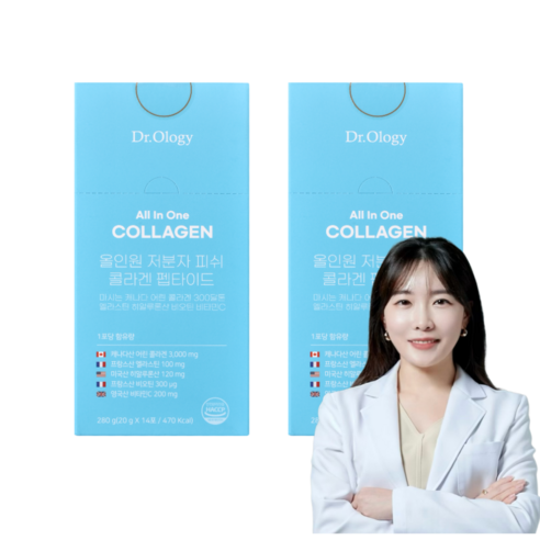 닥터올로지 올인원 저분자 피쉬 콜라겐 마시는 어린 300달톤 엘라스틴 히알루론산 비오틴