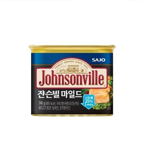 국내산 돼지고기로 만든 쟌슨빌 마일드, 340g, 12개