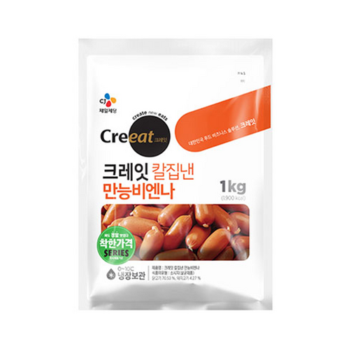 크레잇 칼집 낸 만능 비엔나, 5개, 1kg