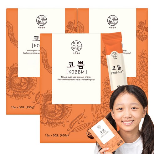 코쁨 맥문동차 비염 면역력 10가지 자연원료, 90포 3개, 15g, 3개