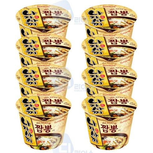 삼양 나가사끼짬뽕 105g 큰컵 8개 해물 컵라면 큰사발, 8개