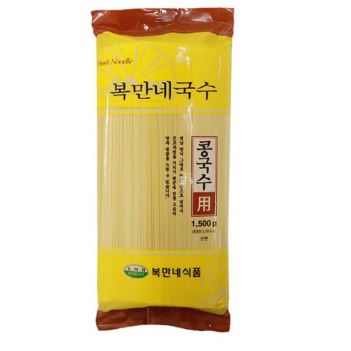 복만네 콩국수 1500g (건면) (하루배송 99%)