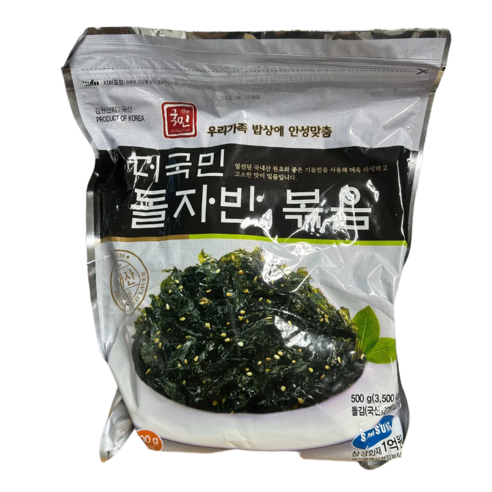 더국민 돌자반 볶음