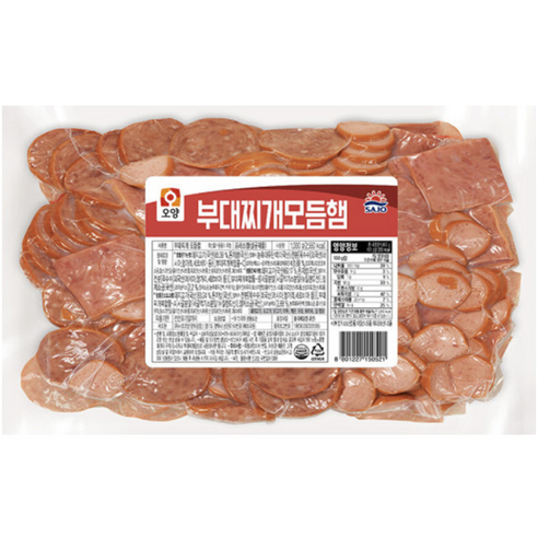 [사조오양] 부대찌개햄 모듬햄 1kg x 2개