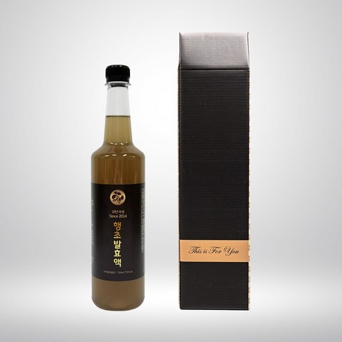 10년숙성 행초발효액 은행식초 750ml