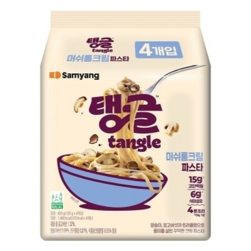 삼양 탱글 머쉬룸크림파스타 105g