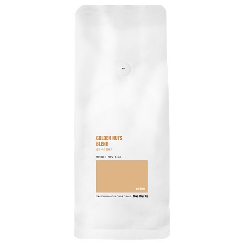 빈임팩트 골든 넛츠 블렌딩 원두 당일로스팅, 1개, 1kg, 더치
