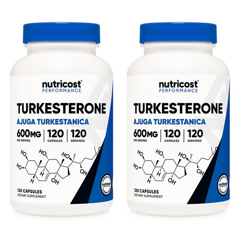 2병 뉴트리코스트 투르케스테론 600mg 120캡슐 Turkesterone 네츄럴아나볼릭