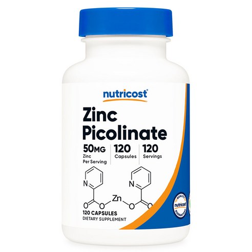 뉴트리코스트 아연 피콜리네이트 50mg 캡슐