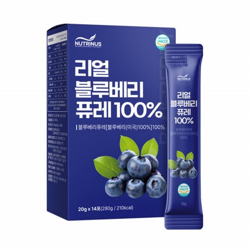 뉴트리너스 리얼 블루베리 퓨레 100%
