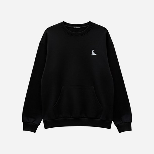 XL-6XL 모노캥거루 보들보들 프린팅 맨투맨 남자빅사이즈 스웨트셔츠 라운드넥
