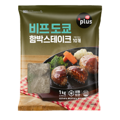 바이오푸드몰_식자재왕 플러스 비프도쿄함박스테이크