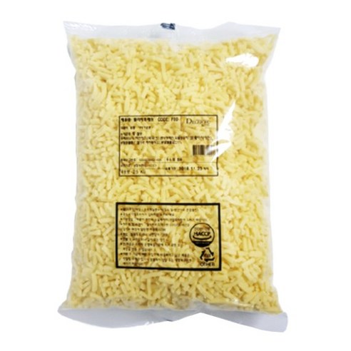 델리치 셀렉트 2.5kg 모짜렐라 피자치즈, 2개, 2.5kg