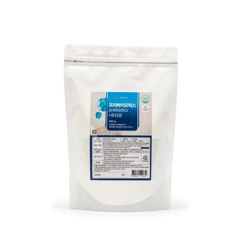 백세식품 프리바이오틱스 + 유산균 분말 대용량 국내산 HACCP 인증제품, 500g, 1개