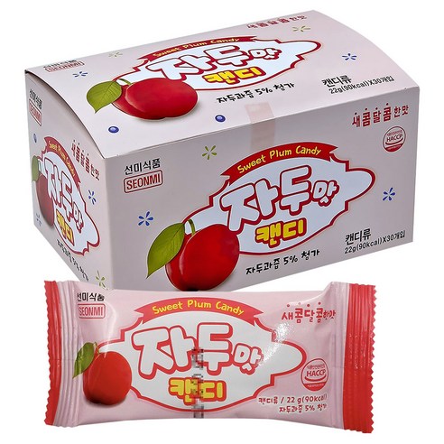 선미식품 자두맛캔디 22g 30입
