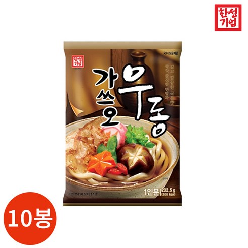 한성기업 가쓰오우동 233g x 10봉, 10개