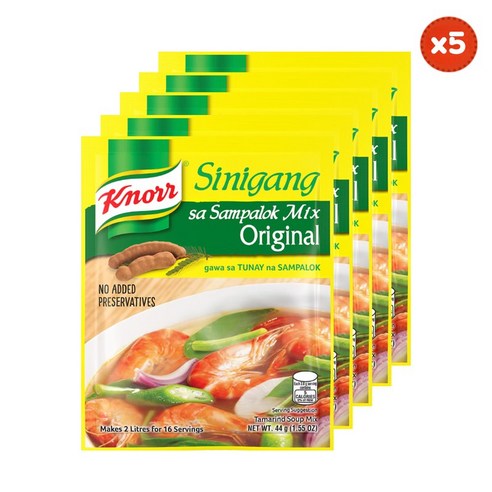 필리핀 크노르 시니강 삼팔록 믹스 오리지날 Knorr Sinigang Mix Original