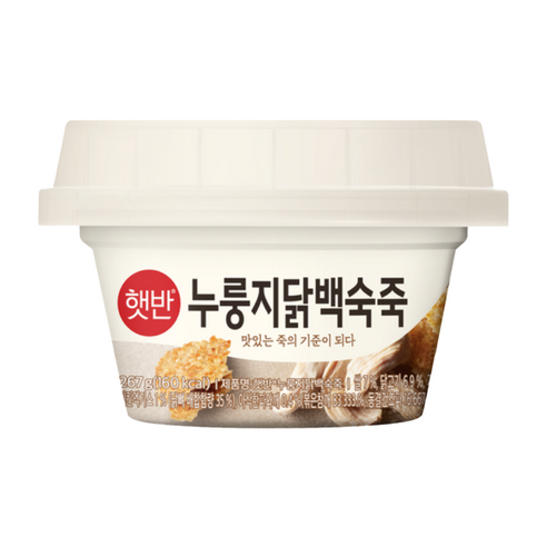 비비고 누룽지 닭백숙죽