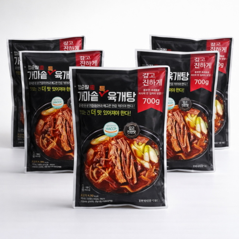 장순필 가마솥 특 육개탕 육개장 700g 5봉