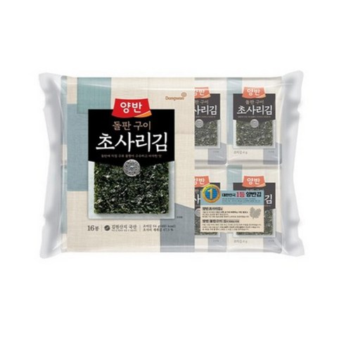 양반 돌판구이 초사리김, 4g, 32개