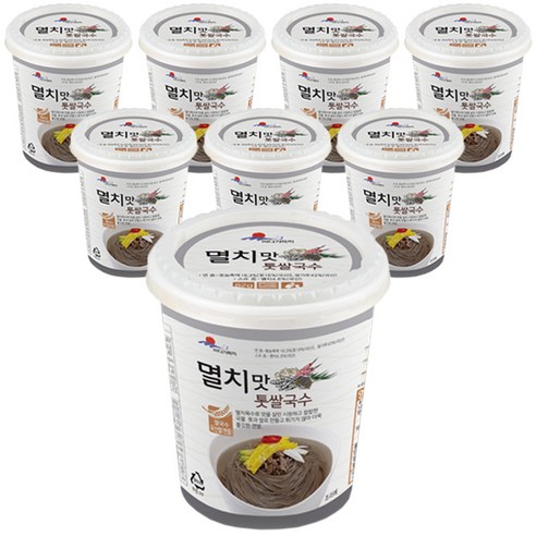 완도바다식품 멸치맛 톳 쌀국수 82g