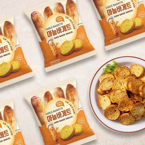 광일식품 두번 구워 더 맛있는 마늘바게트