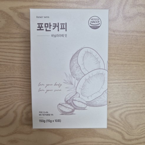 이너세라 포만커피 바닐라맛, 10개입, 15g, 1개