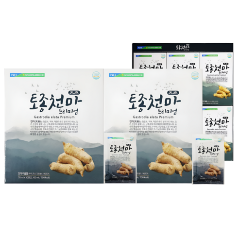 HnF 농협 토종천마 프리미엄 국산 천마 고급선물용 식약처인증 HACCP, 2개, 2.1L