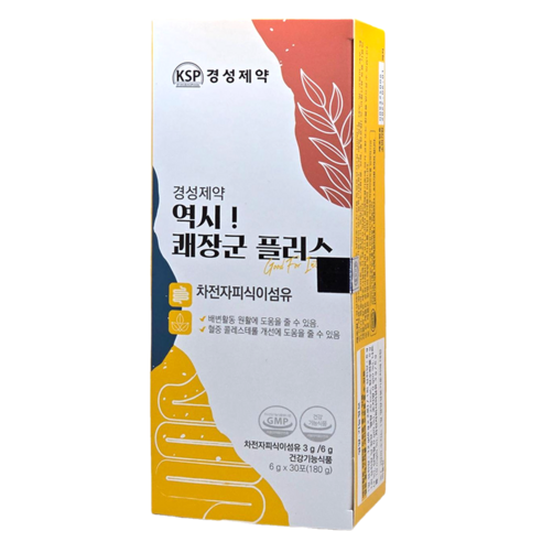 [공식] 경성제약 역시 쾌장군 플러스 15일분 쾌변 배변 장건강 혈중콜레스테롤 개선